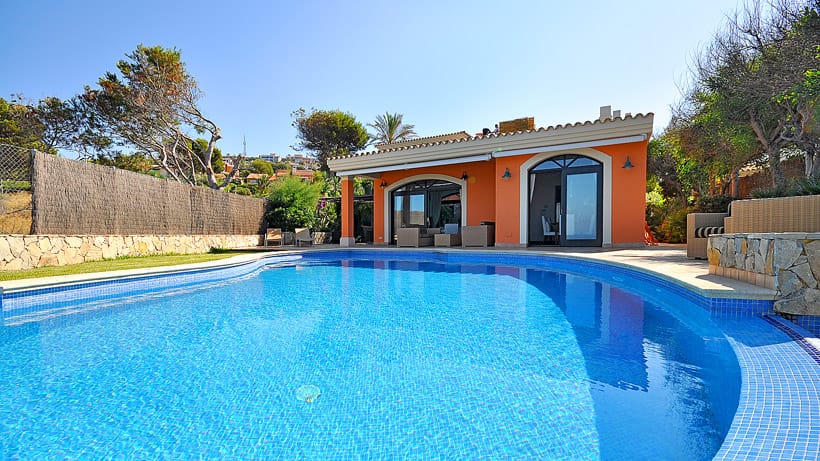 home for sale in nova santa ponsa, frontline with great views to the sea